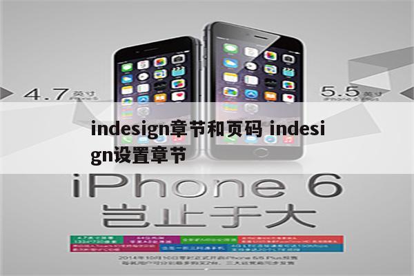 indesign章节和页码 indesign设置章节