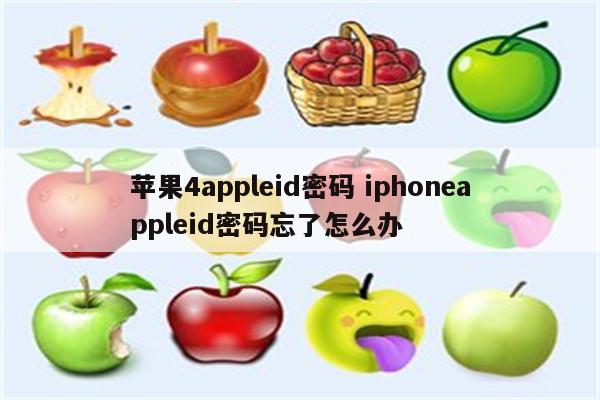 苹果4appleid密码 iphoneappleid密码忘了怎么办