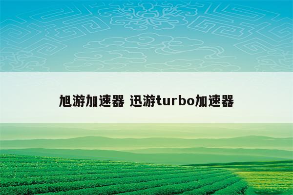 旭游加速器 迅游turbo加速器