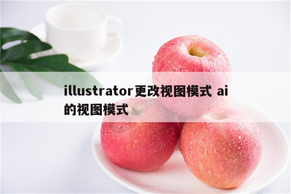 illustrator更改视图模式 ai的视图模式