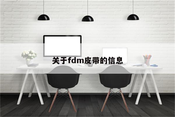 关于fdm皮带的信息