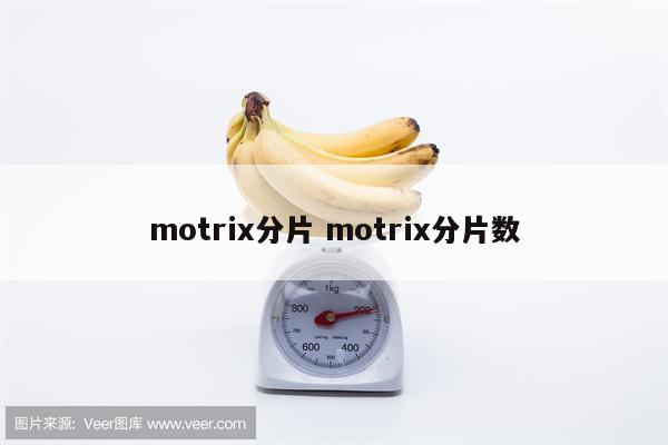 motrix分片 motrix分片数