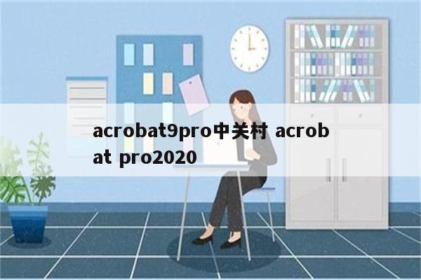 acrobat9pro中关村 acrobat pro2020