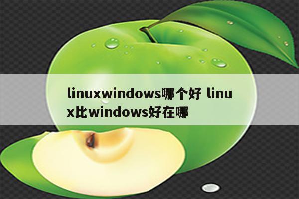 linuxwindows哪个好 linux比windows好在哪