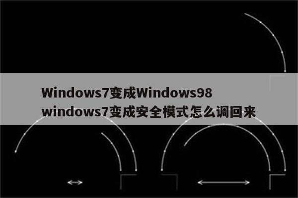 Windows7变成Windows98 windows7变成安全模式怎么调回来