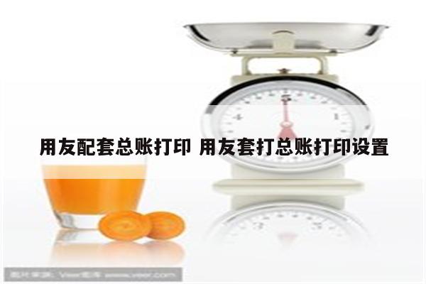 用友配套总账打印 用友套打总账打印设置