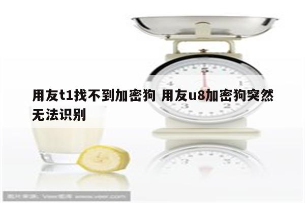 用友t1找不到加密狗 用友u8加密狗突然无法识别