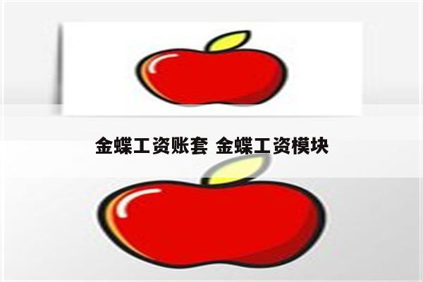金蝶工资账套 金蝶工资模块