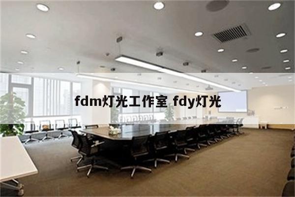 fdm灯光工作室 fdy灯光