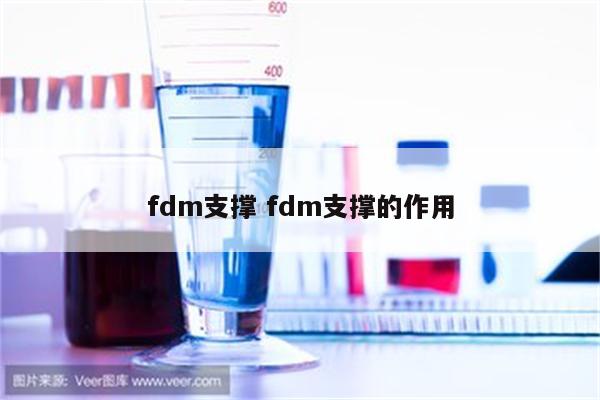 fdm支撑 fdm支撑的作用