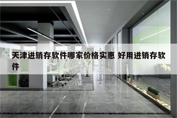 天津进销存软件哪家价格实惠 好用进销存软件