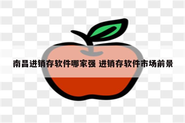 南昌进销存软件哪家强 进销存软件市场前景
