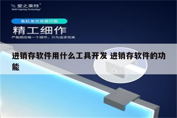 进销存软件用什么工具开发 进销存软件的功能