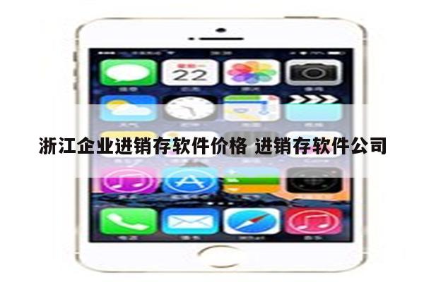浙江企业进销存软件价格 进销存软件公司