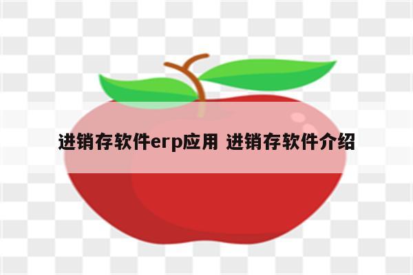 进销存软件erp应用 进销存软件介绍