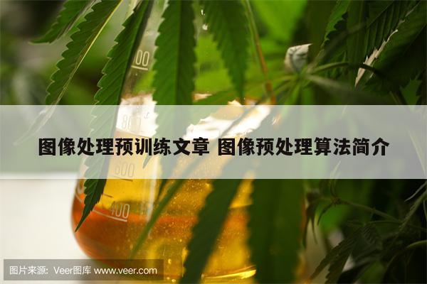 图像处理预训练文章 图像预处理算法简介