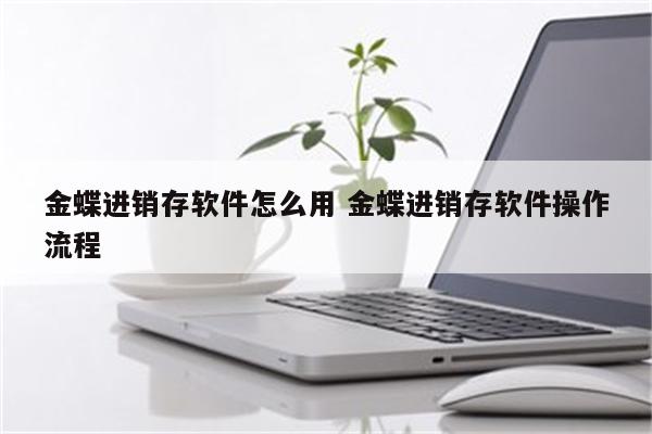 金蝶进销存软件怎么用 金蝶进销存软件操作流程