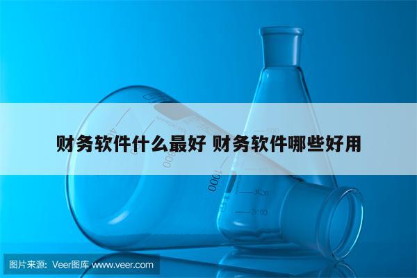 财务软件什么最好 财务软件哪些好用
