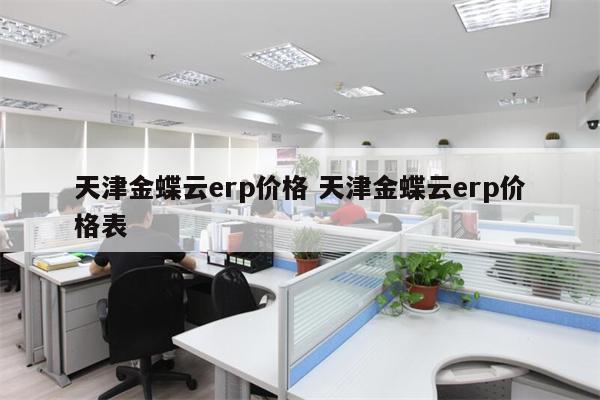 天津金蝶云erp价格 天津金蝶云erp价格表