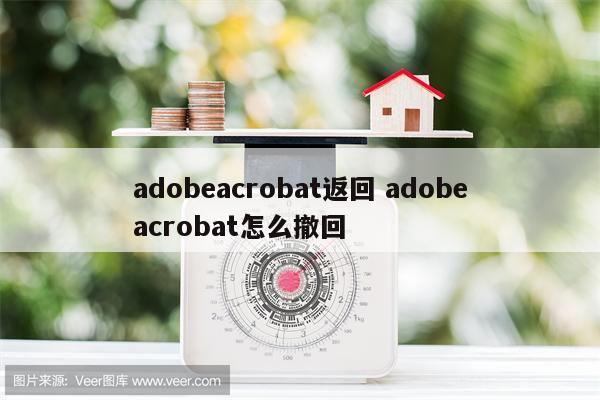 adobeacrobat返回 adobeacrobat怎么撤回