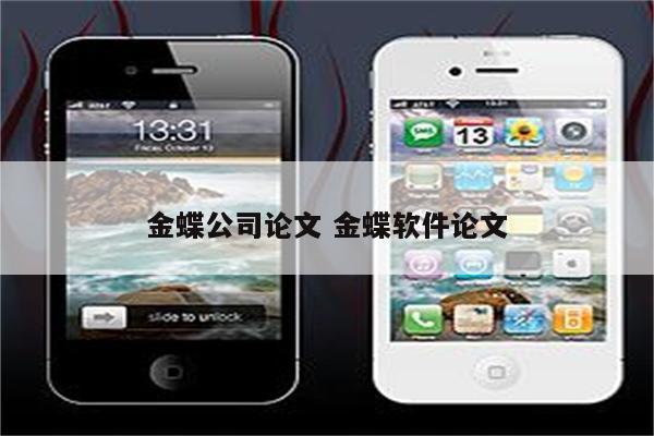 金蝶公司论文 金蝶软件论文
