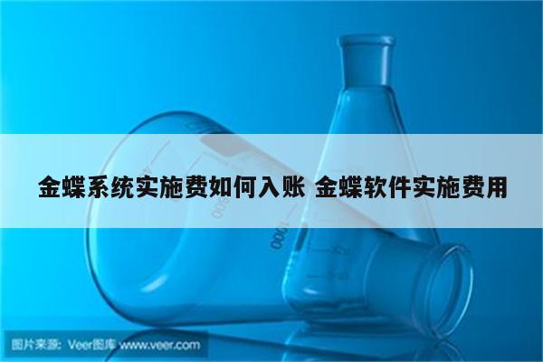 金蝶系统实施费如何入账 金蝶软件实施费用
