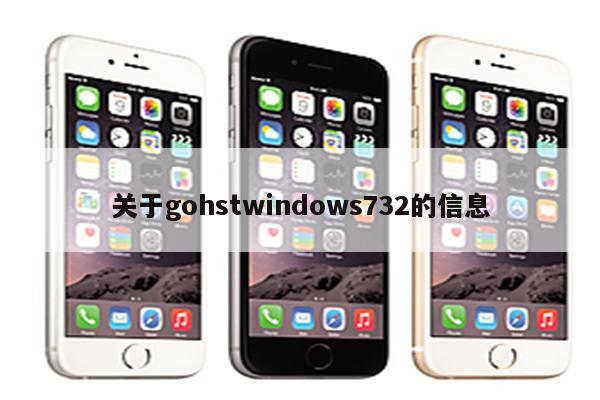 关于gohstwindows732的信息
