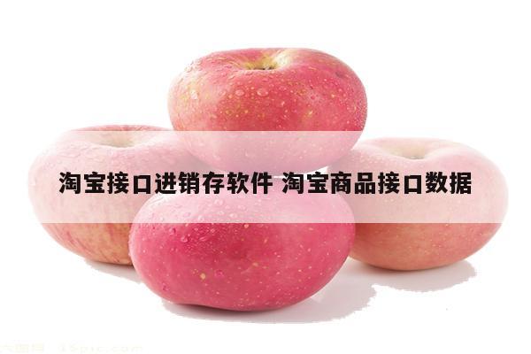 淘宝接口进销存软件 淘宝商品接口数据