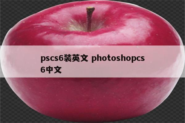 pscs6装英文 photoshopcs6中文