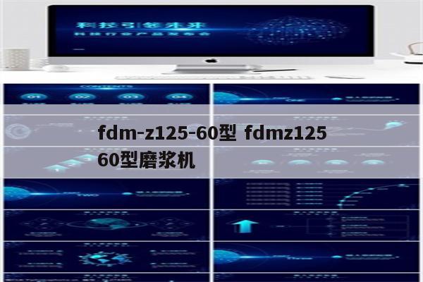 fdm-z125-60型 fdmz12560型磨浆机