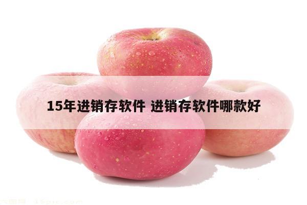 15年进销存软件 进销存软件哪款好