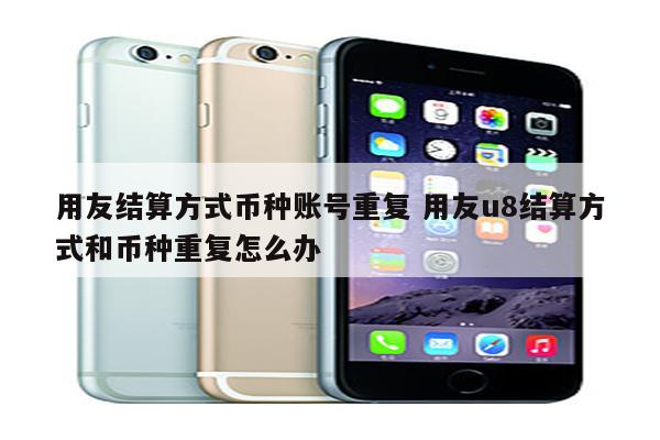 用友结算方式币种账号重复 用友u8结算方式和币种重复怎么办