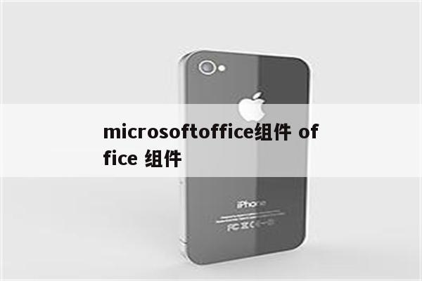 microsoftoffice组件 office 组件