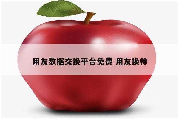 用友数据交换平台免费 用友换帅