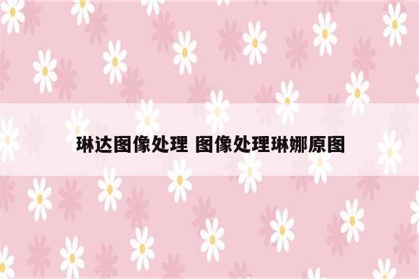 琳达图像处理 图像处理琳娜原图