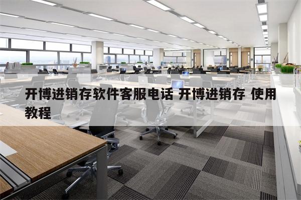 开博进销存软件客服电话 开博进销存 使用教程