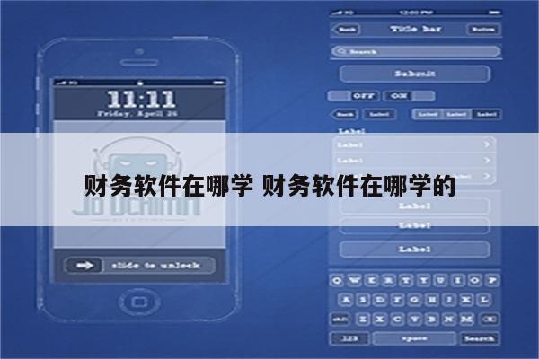 财务软件在哪学 财务软件在哪学的