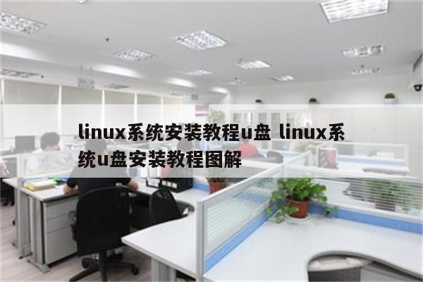 linux系统安装教程u盘 linux系统u盘安装教程图解