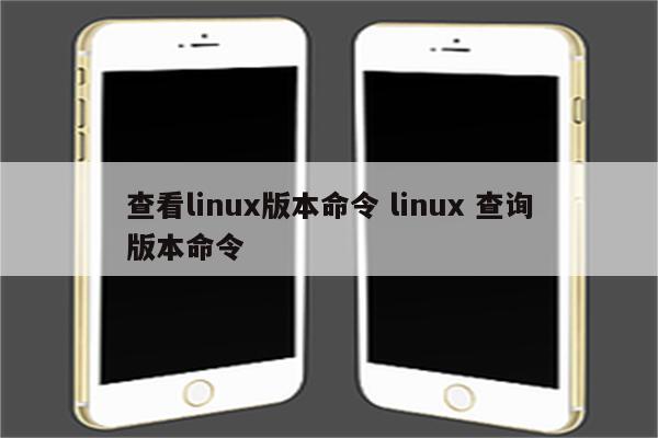 查看linux版本命令 linux 查询版本命令