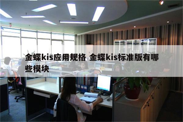 金蝶kis应用规格 金蝶kis标准版有哪些模块