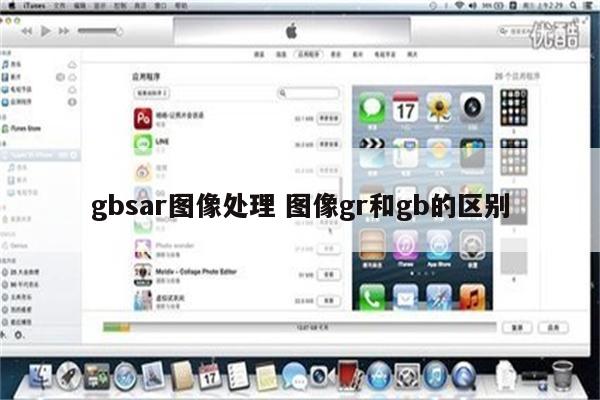 gbsar图像处理 图像gr和gb的区别