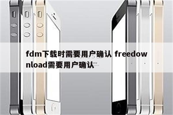 fdm下载时需要用户确认 freedownload需要用户确认