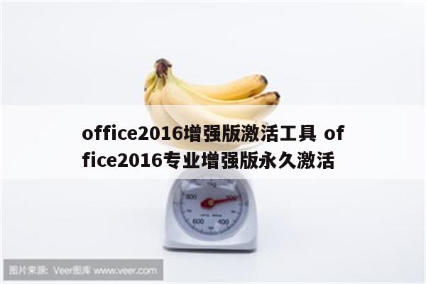 office2016增强版激活工具 office2016专业增强版永久激活