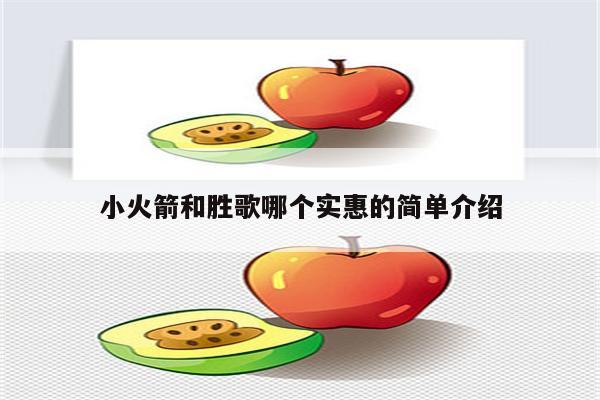 小火箭和胜歌哪个实惠的简单介绍