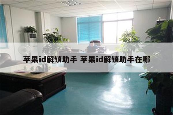 苹果id解锁助手 苹果id解锁助手在哪