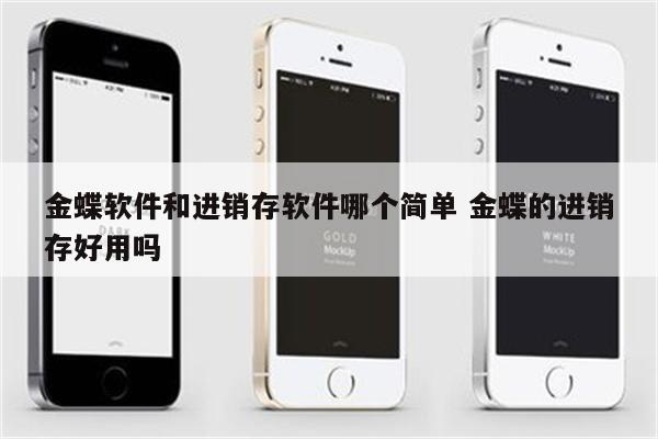 金蝶软件和进销存软件哪个简单 金蝶的进销存好用吗