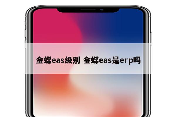 金蝶eas级别 金蝶eas是erp吗