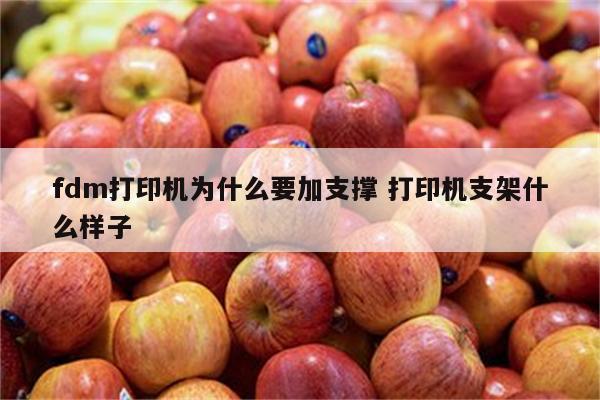 fdm打印机为什么要加支撑 打印机支架什么样子