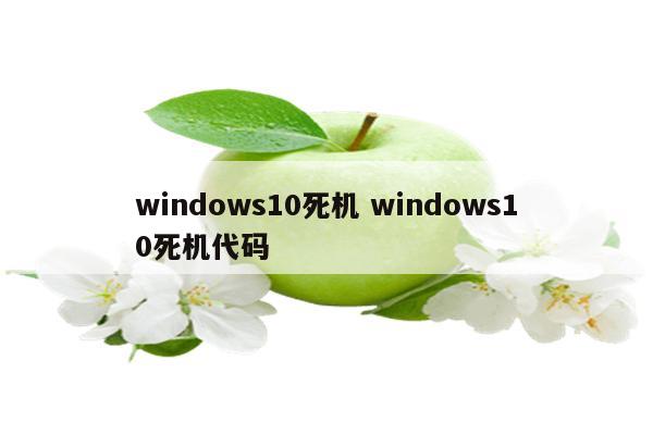 windows10死机 windows10死机代码