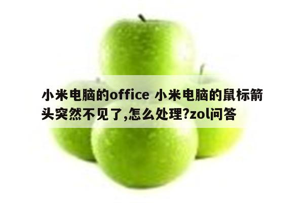 小米电脑的office 小米电脑的鼠标箭头突然不见了,怎么处理?zol问答